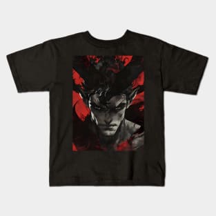 Soul-Shaking Despair: Unleashing Devilman CryBaby's Dark Fantasy Kids T-Shirt